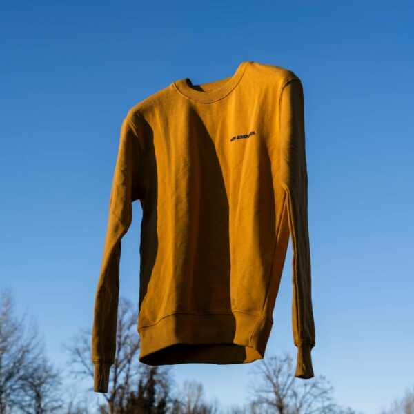 SWEATSHIRT UNISEX FADED MUSTARD - immagine 3