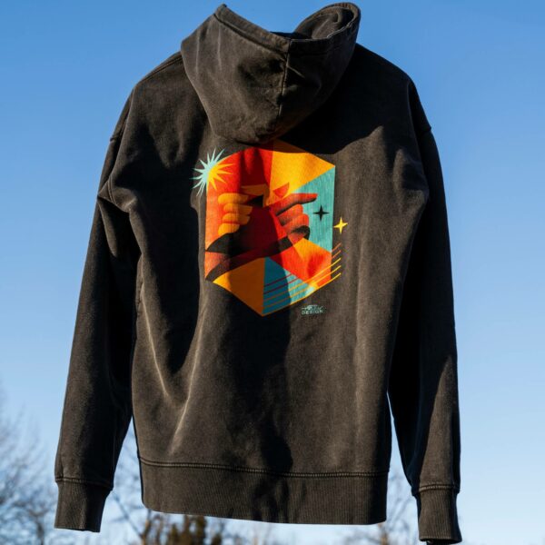 HOODIE UNISEX ASPHALT TRULY DESIGN - immagine 3