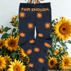 TENNIS SOCKS FAIR ENOUGH.
