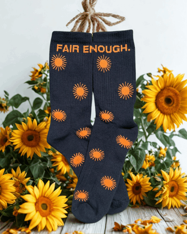 TENNIS SOCKS FAIR ENOUGH.