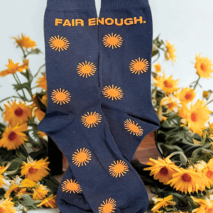 COTTON SOCKS FAIR ENOUGH.