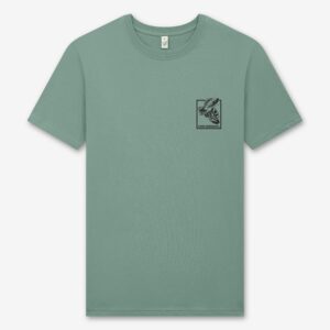 POLLINATOR TEE- UNISEX SLATEGREEN