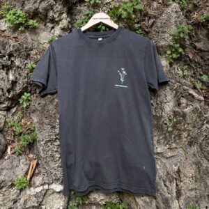 RUNNING FLOWERS TEE UNISEX - GREY STONE WASHED